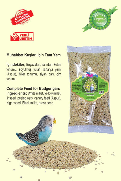 Eng yaxshi to'tiqush ozuqasi, premium sifatli, 2 ta paket, 1 kg - 3