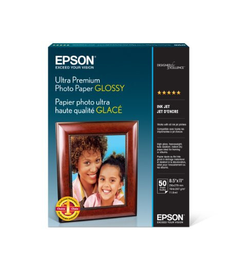 Epson EcoTank ET-3850 Kablosuz Renkli Hepsi Bir Arada Kartuşsuz Süper Tanklı Tarayıcı ve Ultra Premium Fotoğraf Kağıdı Parlak (8.5x11 İnç, 50 Sayfa) (S042175), Beyaz - 3