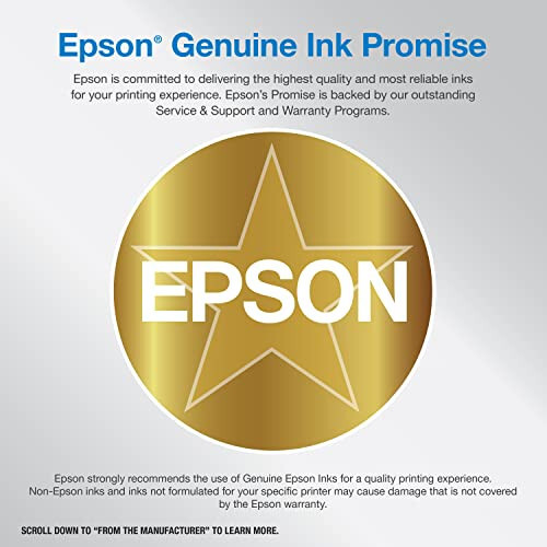 Epson EcoTank ET-4850 Simsiz Hammadsiz Supertank Ko'p Funktsiyali Printer, Skner, Nusxa Ko'chirish, Faks, ADF va Ethernet bilan (Oq) (Qayta tiklangan) - 5