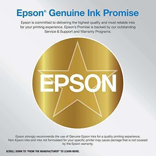 Epson EcoTank ET-4850 Wireless All-in-One Cartridge-Free Supertank Printer with Scanner, Copier, Fax, ADF and Ethernet (White) (Renewed) - 5