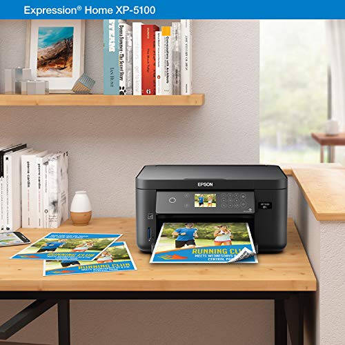 Epson Expression Home XP-5100 Wireless Color Photo Printer with Scanner & Copier, Modazone Dash Replenishment Ready - 6