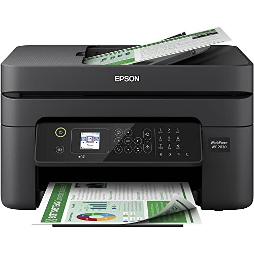 Epson Workforce WF-2930 Kablosuz Çok İşlevli Tarayıcı, Fotokopi, Faks, Otomatik Belge Besleyici, Otomatik Çift Taraflı Baskı ve 1.4'' Renkli Ekranlı Yazıcı - 3