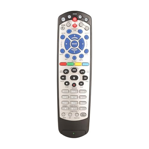 EQINI New Replacement for Dish Network 20.1 IR Satellite Receiver Remote Control (Black) (1pcs) - 1