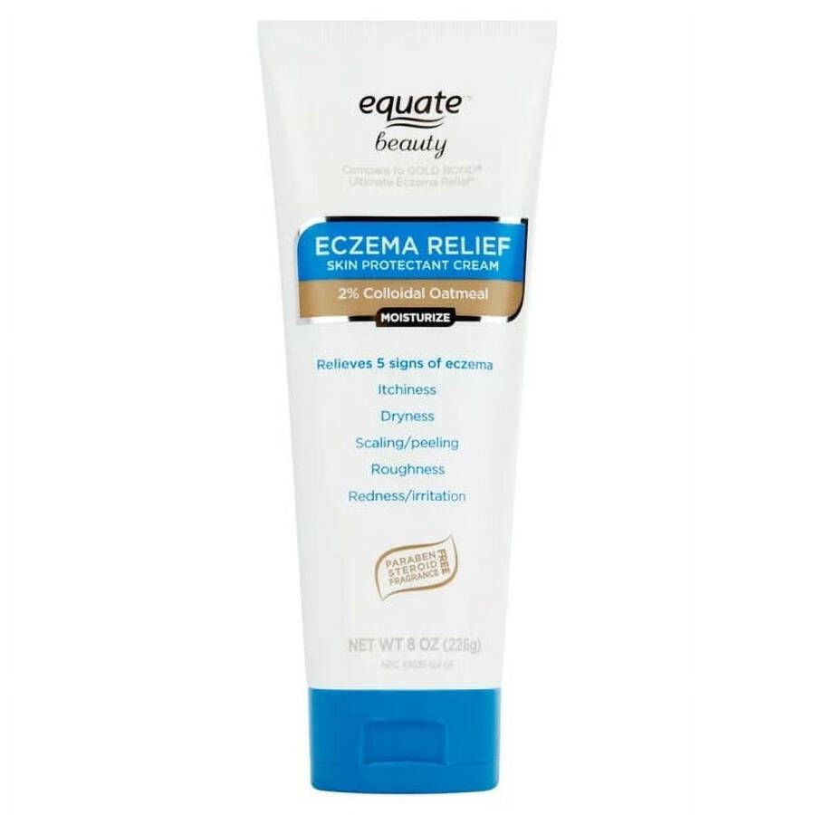 Equate Beauty Egzama Relef Skin Protection Cream, 8 oz - 1