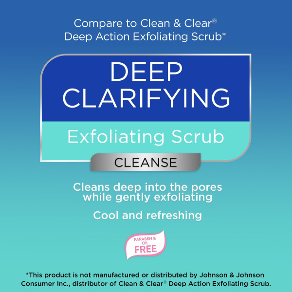 Equate Deep Clarifying Exfoliating Scrub, 5 oz - 2