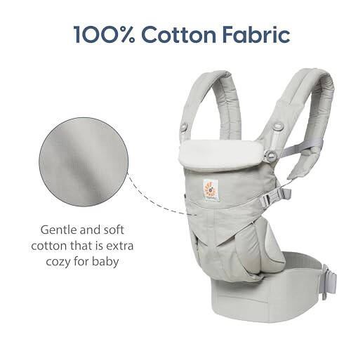 Ergobaby Omni 360 Tüm Pozisyon Bebek Taşıyıcı, Yeni Doğan İçin Toddler, Bel Desteği ile (7-45 Pound), İnci Gri, Tek Boyut (1'li Paket) - 17