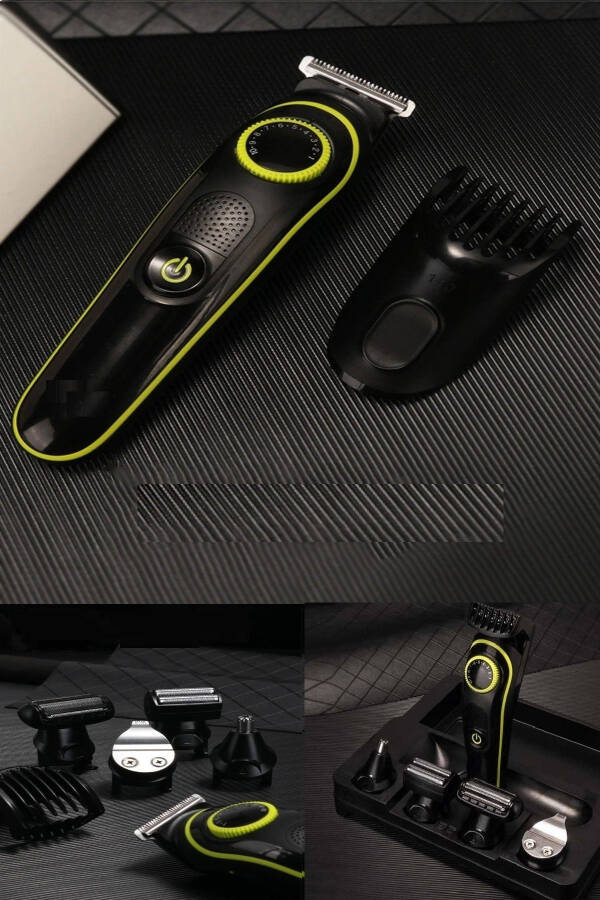 Ergonomic Design 5 in 1 Wireless Shaver with Adjustable Speed Mode and Separate Heads for Every Area - 2