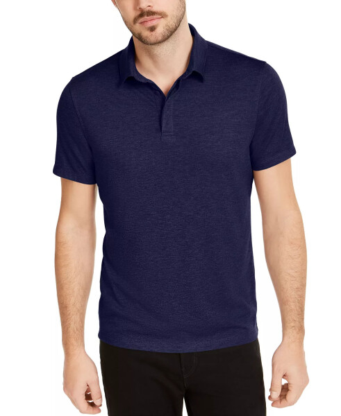 Erkaklar uchun AlfaTech Stretch Solid Polo Ko'ylak, Modazone uchun yaratilgan, Neo Navy - 4