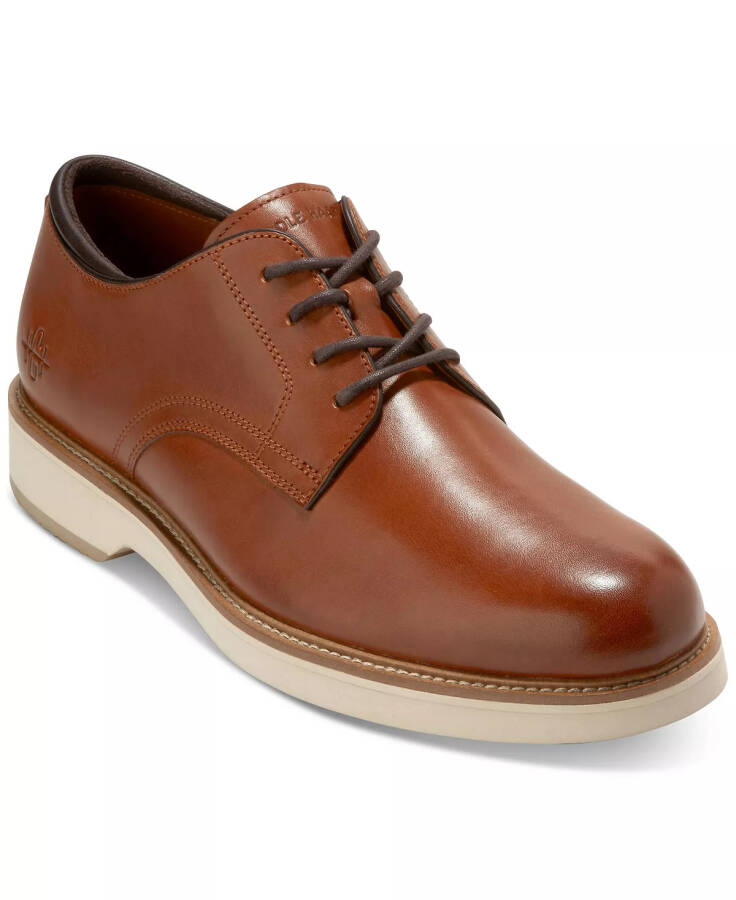 Erkaklar uchun Amerikaning Klassik Montrose Plain Toe Oxford kiyim poyabzali Ch Britaniya Tan / Angora - 1