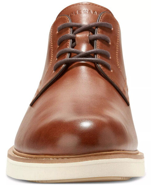 Erkaklar uchun Amerikaning Klassik Montrose Plain Toe Oxford kiyim poyabzali Ch Britaniya Tan / Angora - 4