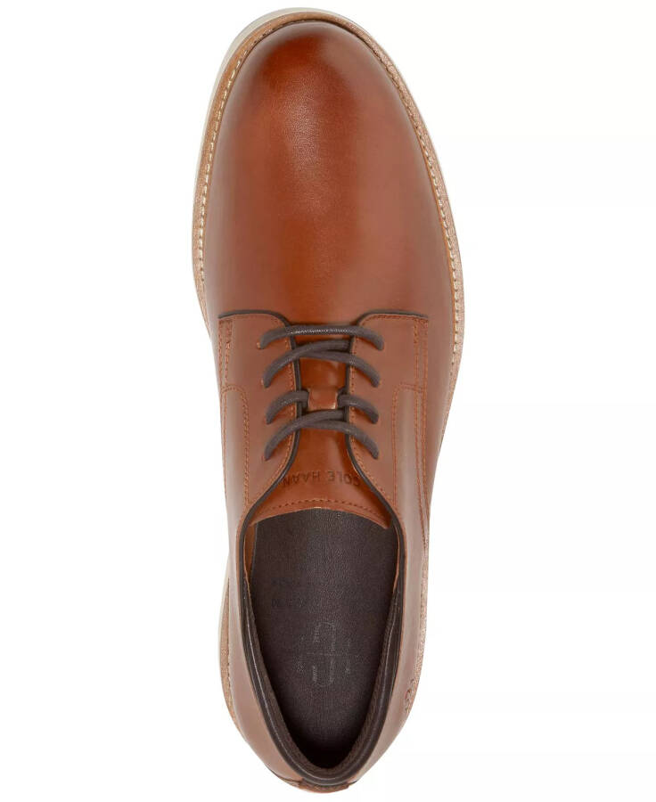 Erkaklar uchun Amerikaning Klassik Montrose Plain Toe Oxford kiyim poyabzali Ch Britaniya Tan / Angora - 5