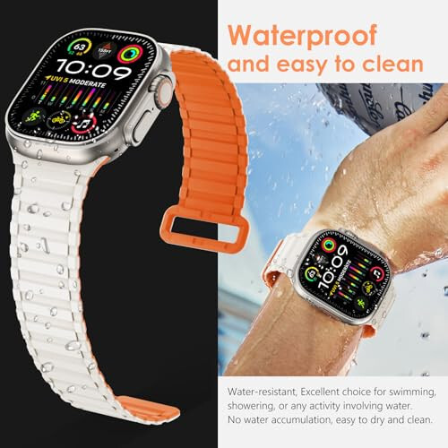 Erkaklar uchun Apple Watch Band Magnit bog'lanish uchun yangi yo'llar 49 mm 45 mm 44 mm 42 mm - 5