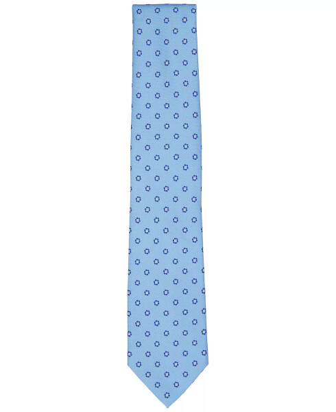 Erkaklar uchun Burnell Classic Floral Neat Tie, Modazone uchun yaratilgan Moviy - 2