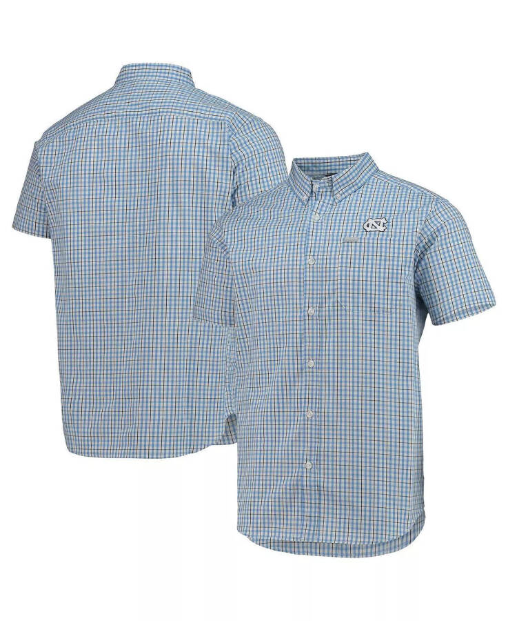 Erkaklar uchun Carolina Blue North Carolina Tar Heels Rapid Rivers Logo Button-Down Ko'ylak Carolina Blue - 1