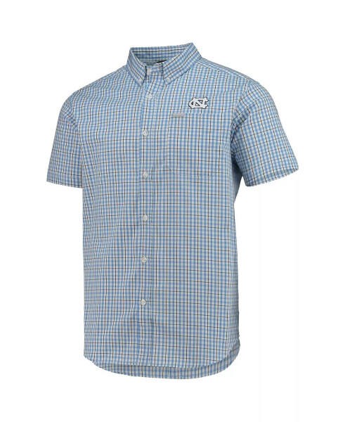 Erkaklar uchun Carolina Blue North Carolina Tar Heels Rapid Rivers Logo Button-Down Ko'ylak Carolina Blue - 3