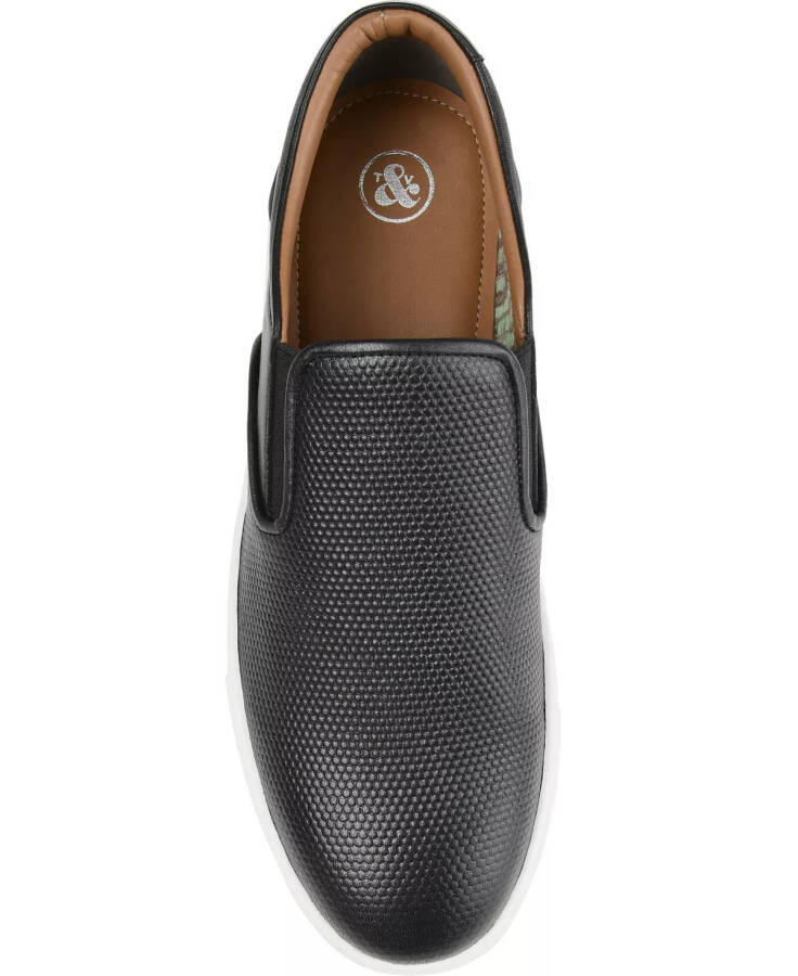 Erkaklar uchun Conley Slip-On Charm teri sport poyabzali qora - 4