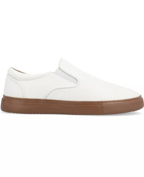 Erkaklar uchun Conley Slip-On teri sport poyabzallari oq - 2