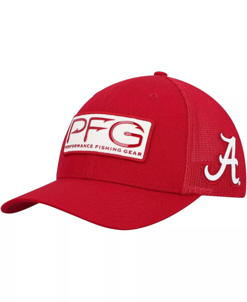 Erkaklar uchun Crimson Alabama Crimson Tide PFG Hooks Flex Hat Crimson - 1