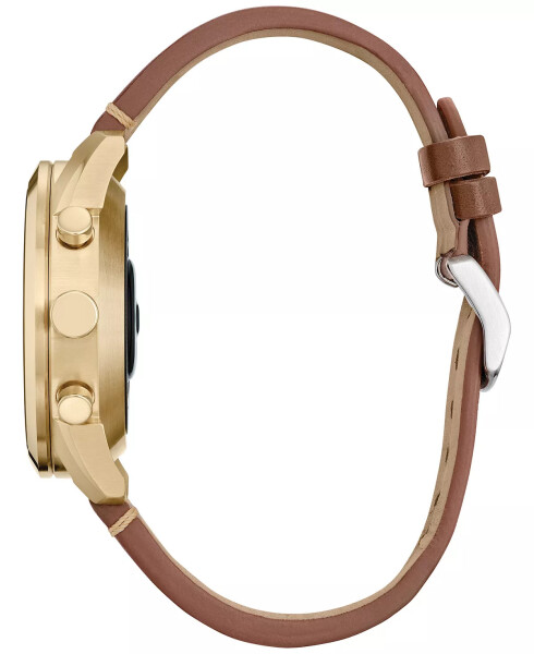 Erkaklar uchun CZ Smart Hybrid Sport jigarrang charm tasma smart soati 43mm jigarrang - 2