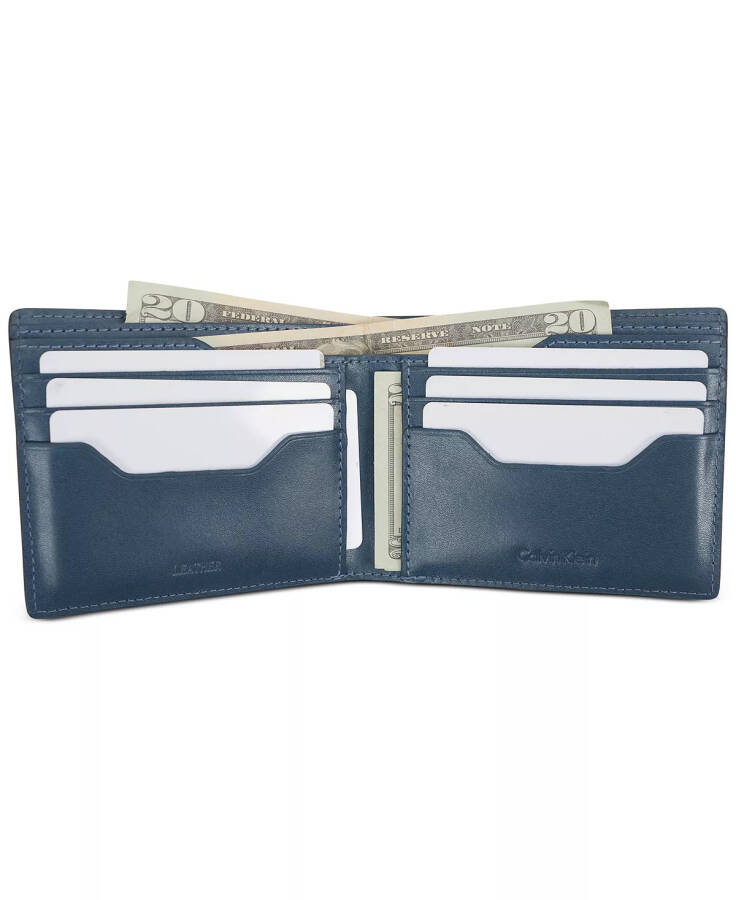 Erkaklar uchun Delfin Charm RFID Slimfold hamyon Navy - 3