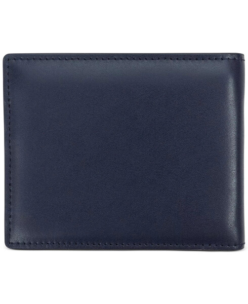 Erkaklar uchun Delfin Charm RFID Slimfold hamyon Navy - 4