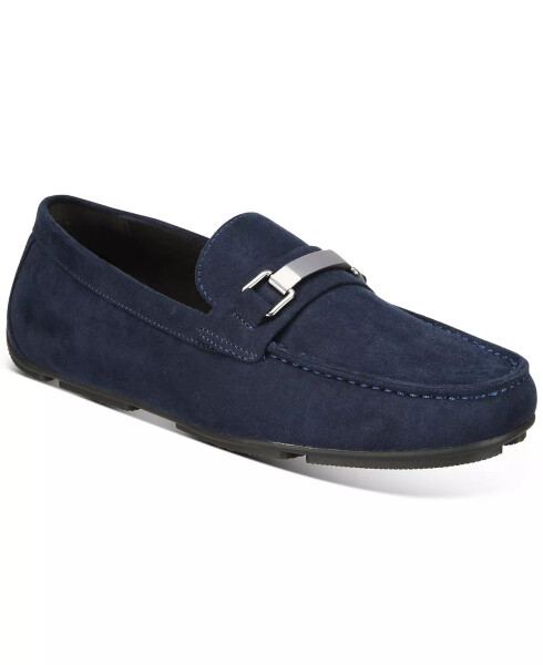 Erkaklar uchun Egan haydash loaferlari, Modazone Navy uchun yaratilgan - 1