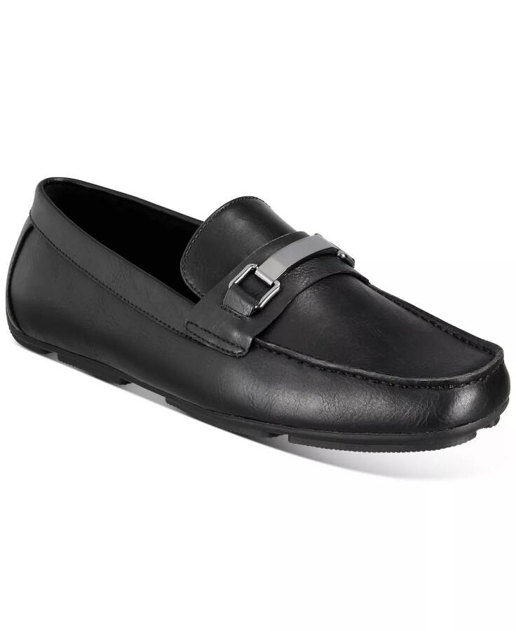 Erkaklar uchun Egan haydash loaferslari, Modazone Black uchun yaratilgan - 1