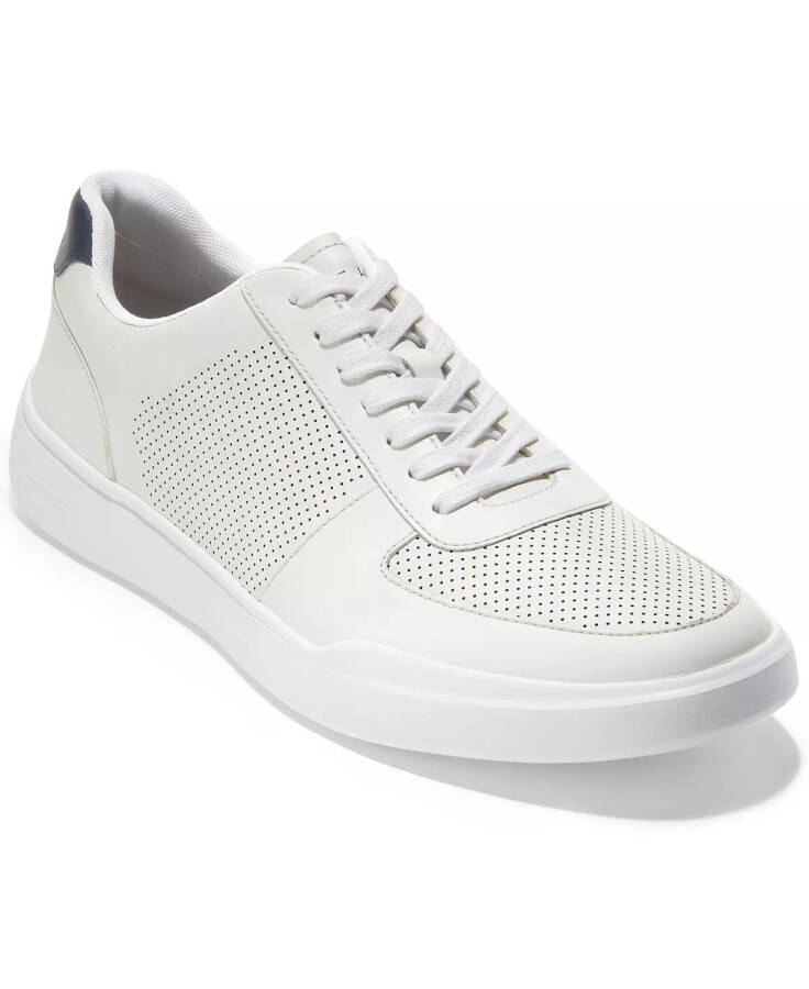 Erkaklar uchun Grand Crosscourt Modern Perf Sneaker Optic White, Peacoat - 1