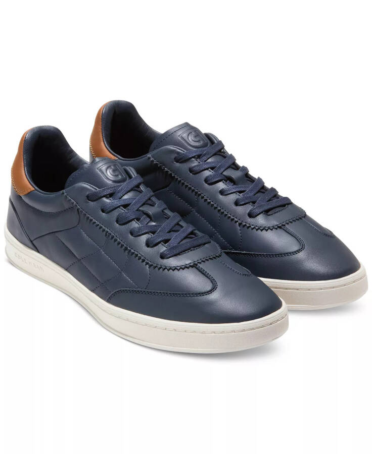 Erkaklar uchun GrandPrø Breakaway bog'lab qo'yiladigan sport poyafzallari Navy Blue-British Tan - 5