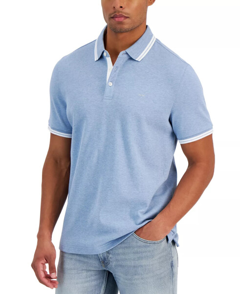 Erkaklar uchun Greenwich Polo ko'ylagi Chambray Heather - 1