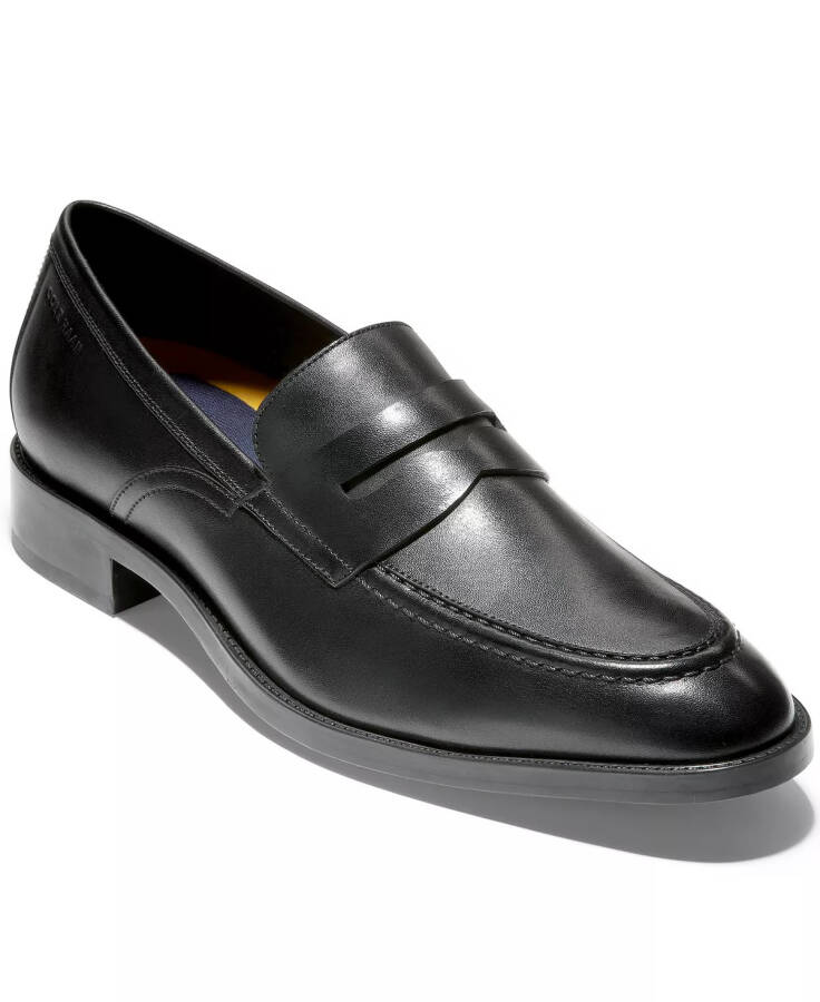 Erkaklar uchun Hawthorne Slip-On Charmdan Yasalgan Penny Loafers Qora - 1