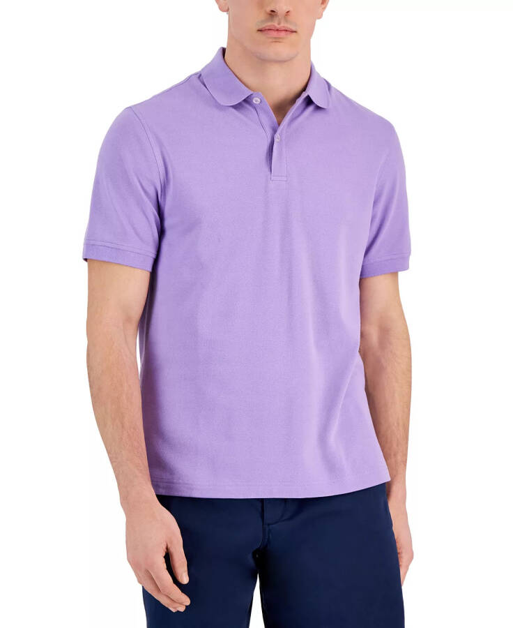 Erkaklar uchun klassik o'lchamda Performance Stretch Polo, Modazone uchun yaratilgan Plush Lavender - 1