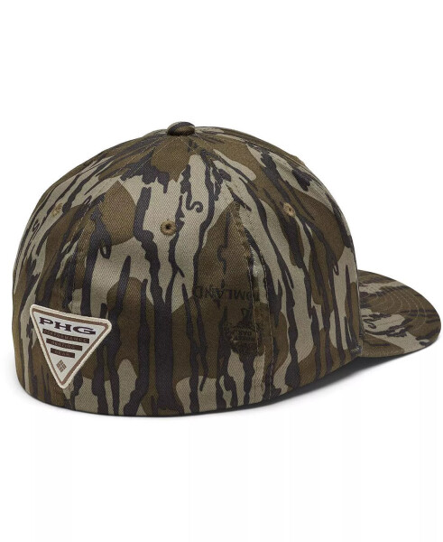 Erkaklar uchun Mossy Oak Camo Nebraska Huskers Bottomland Flex shlyapa Camo - 3