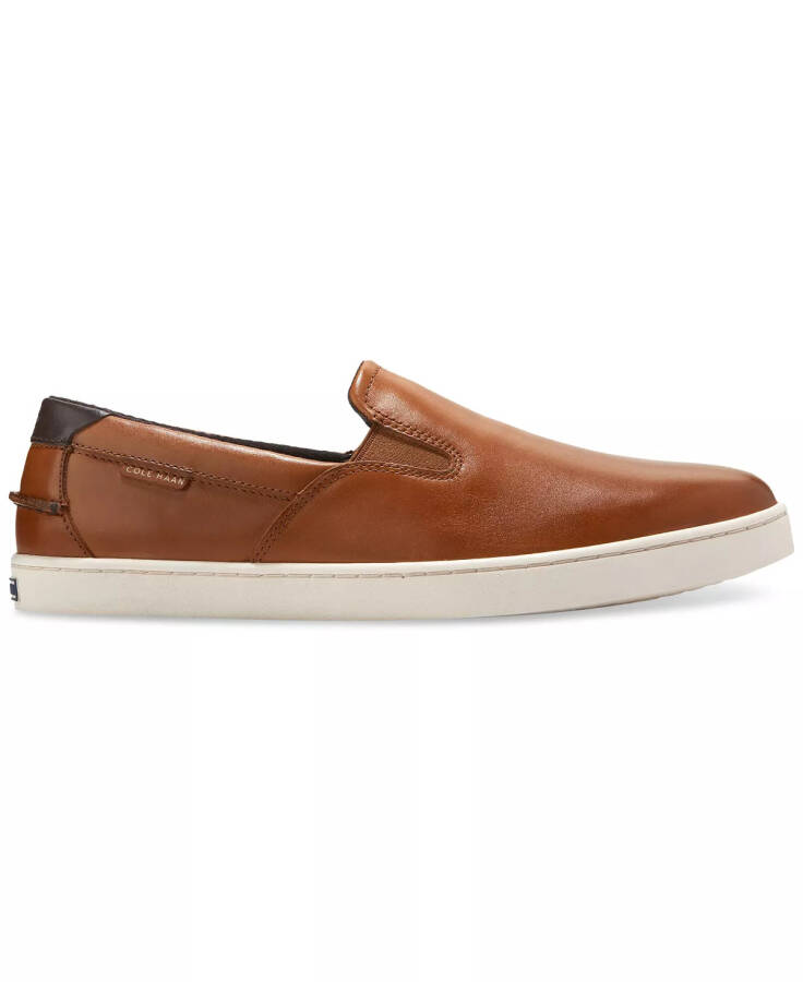 Erkaklar uchun Nantucket Slip-On Deck poyafzallari Ch British Tan/ivory - 2