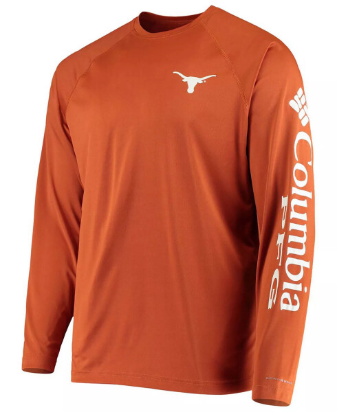 Erkaklar uchun PFG Burnt Orange Texas Longhorns Terminal Tackle Omni-Shade uzun yengli futbolkasi Burnt Orange - 2