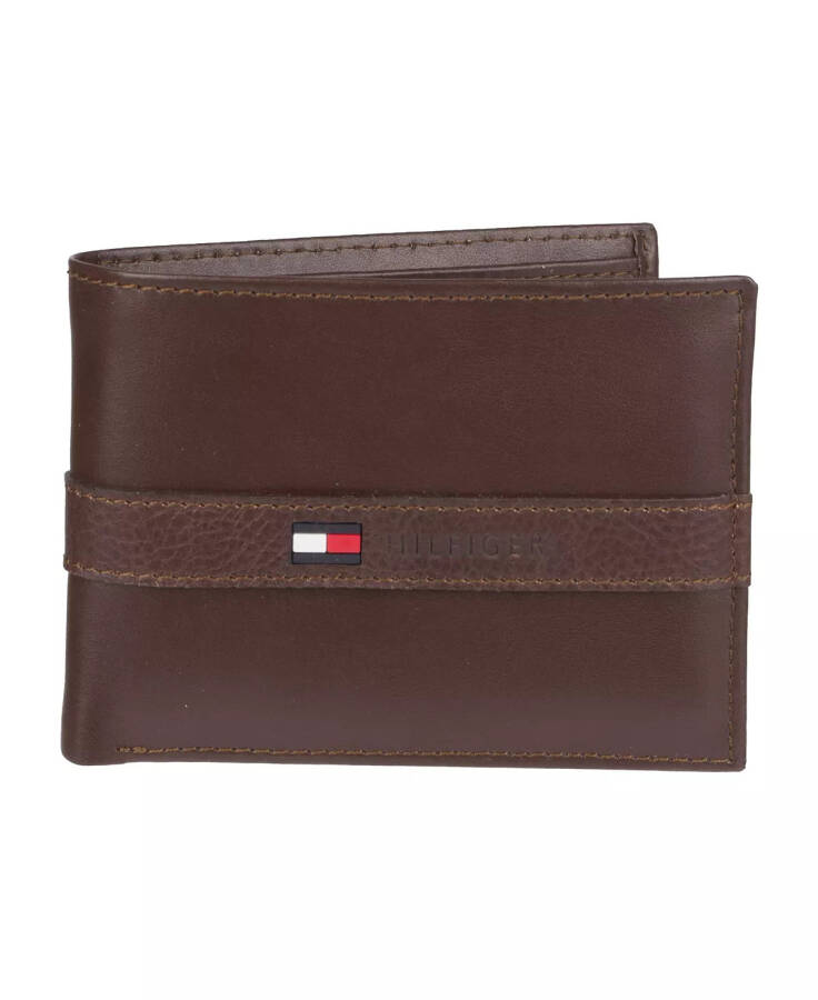 Erkaklar uchun Premium Charm teridan tayyorlangan RFID Passcase Cognac - 3