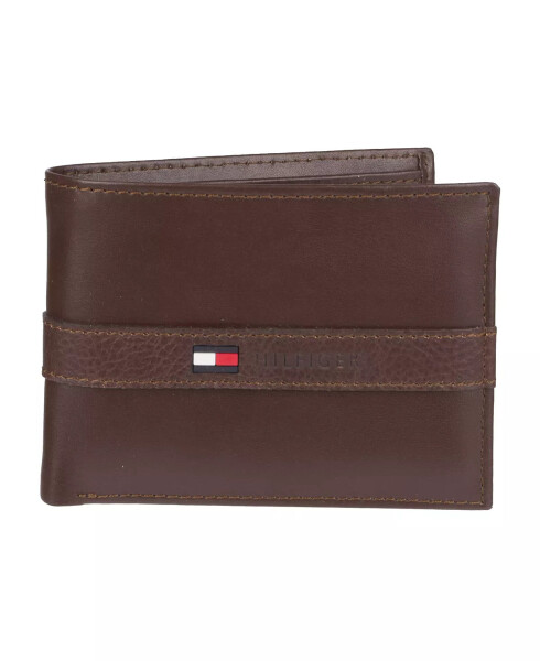 Erkaklar uchun Premium Charm teridan tayyorlangan RFID Passcase Cognac - 1