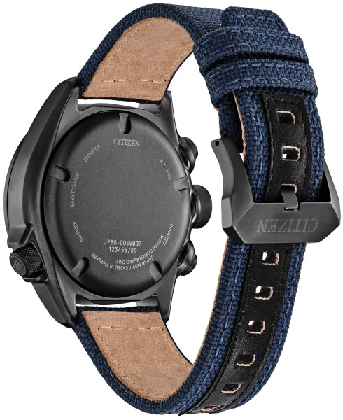 Erkaklar uchun Promaster Land Eco-Drive Navy Naylon Tasma Soati 47mm Navy - 3