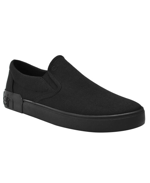 Erkaklar uchun Ryor kundalik slip-on krossovkalari qattiq qora - 1