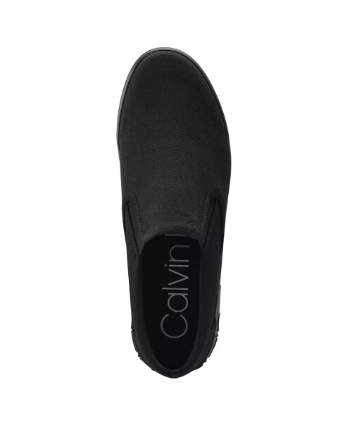 Erkaklar uchun Ryor kundalik slip-on krossovkalari qattiq qora - 4