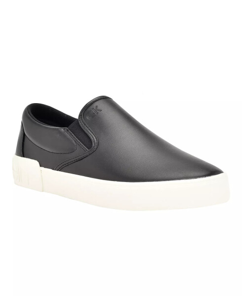 Erkaklar uchun Ryor kundalik slip-on krossovkalari Qora, Egret - 1