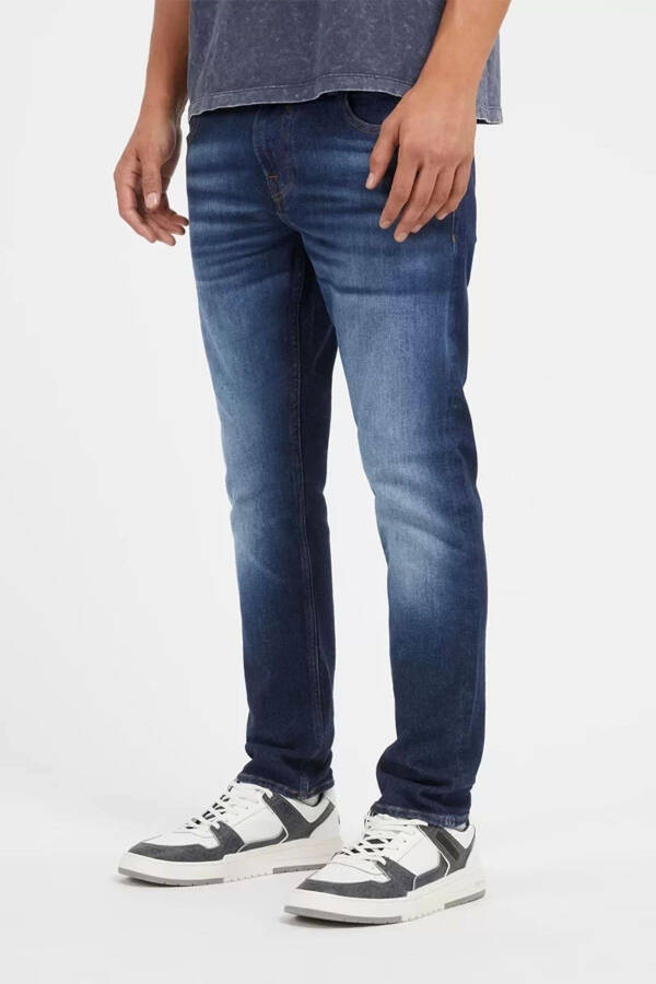 Erkaklar uchun Skinny Fit Jinsi Shimlar - 2