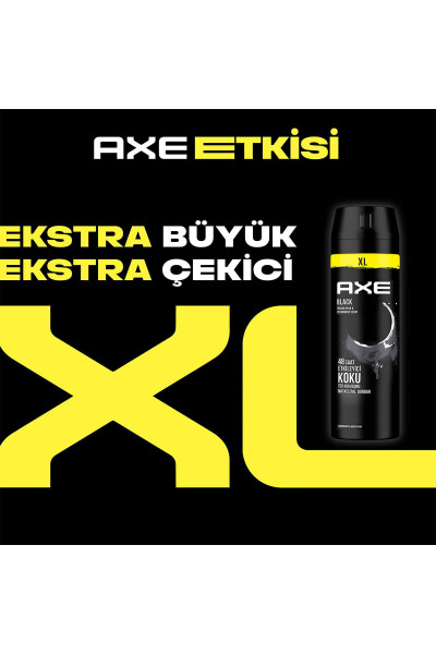 Erkaklar uchun sprey dezodorant Black Xl 48 soat ta'sirli hid 200 ml X3 dona - 15