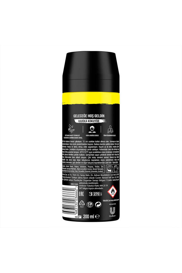 Erkaklar uchun sprey dezodorant Black Xl 48 soat ta'sirli hid 200 ml X3 dona - 16