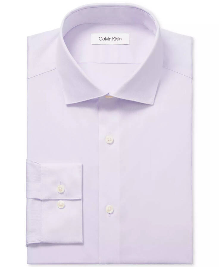 Erkaklar uchun Steel Plus Slim Fit zamonaviy Pin Cord ko'ylak Lilac - 3