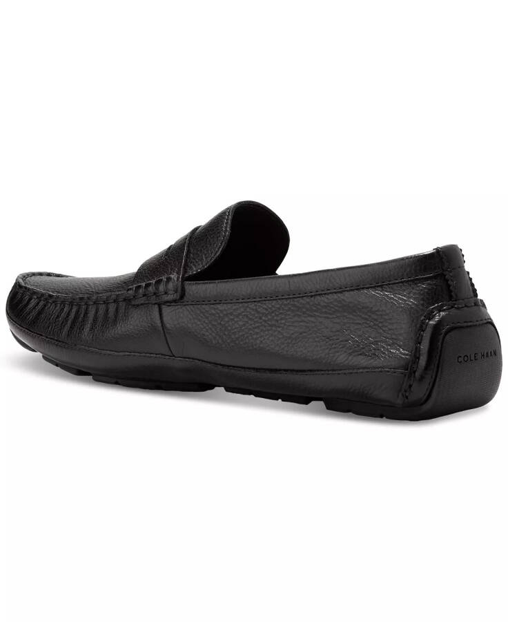 Erkaklar uchun Wyatt Slip-On Penny Drivers Black - 3