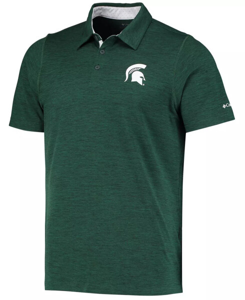 Erkaklar uchun yashil Michigan State Spartans Texnologiya Yo'li Kosmik Bo'yoq Omni-Shade Polo Yashil - 3