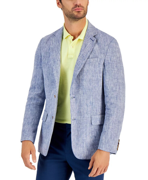 Erkek %100 Keten Blazer, Modazone Chambray İçin Oluşturuldu - 1