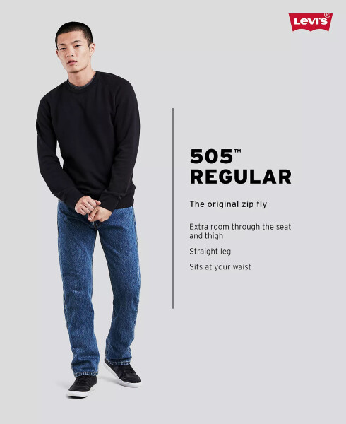 Erkek 505™ Regular Fit Stretch Jean Sıcak Çikolata - 7