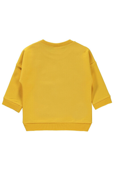 Erkek Bebek Sweatshirt (6-18 Ay, Sarı) - 4